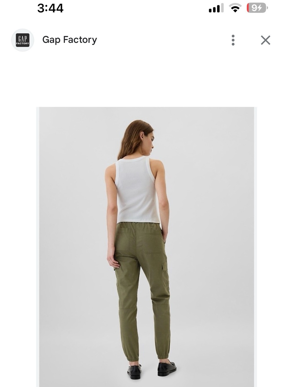 GAP Olive Cargo Joggers